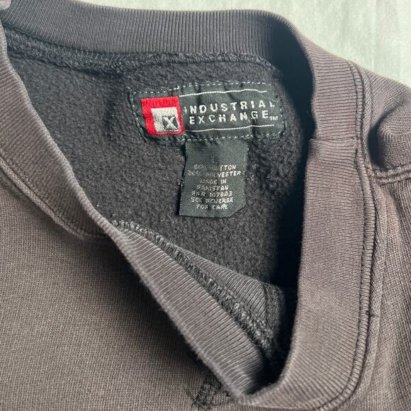 Vintage Hobokan Indians 29 Faded Black Pullover Crewneck Size Large - Picture 8 of 8